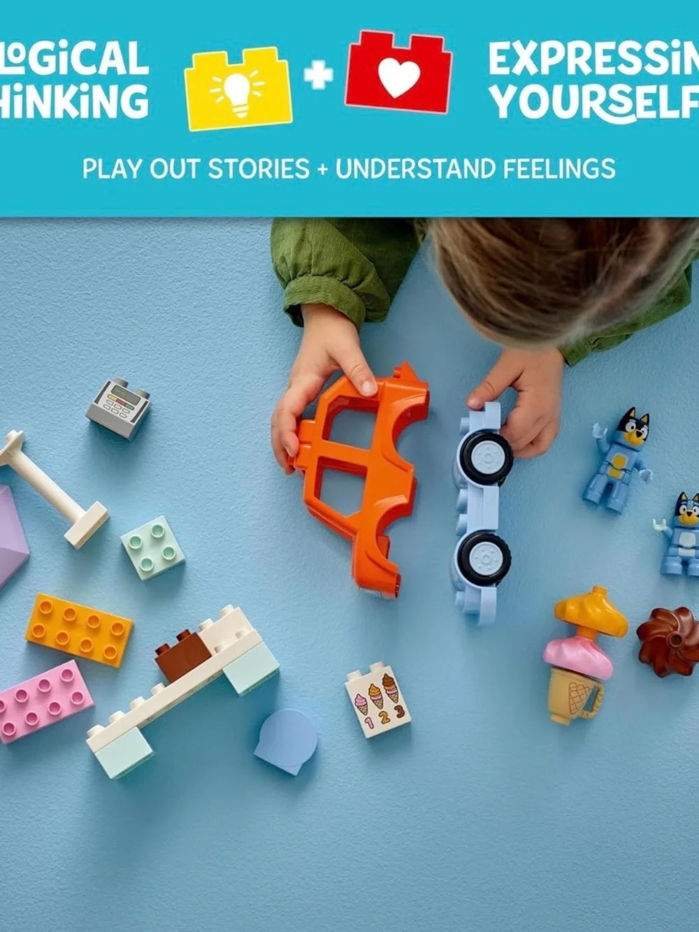 Lego duplo bluey